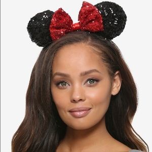 •HP• Disney Minnie Mouse Sequin Ears Headband